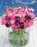 Картина по номерам "Букет ароматных роз" (400х500 мм)