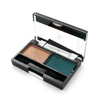 Тени для век "Triumph Eyes" тон: 27, золото+изумруд