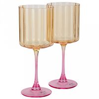Набор бокалов для вина "Linea Asti" (2 шт.; 500 мл; розовый)