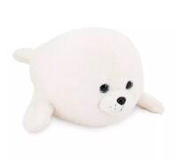 Мягкая игрушка "Морской котик" (30 см; белая)