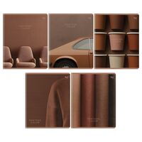 Тетрадь полуобщая в клетку "Pantone color" (48 листов)