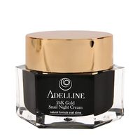 Крем для лица "Adelline 24K Gold Snail Night Cream" (50 г)