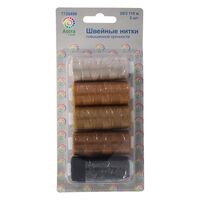 Набор швейных ниток 20/3 "Astra" (110 м; 5 шт.)