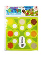 Набор из фетра на липучках "Кто что ест?" (14 элементов)