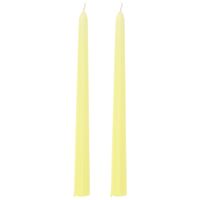 Набор свечей "Античная Люкс" (2 шт.; пастельно-жёлтый)
