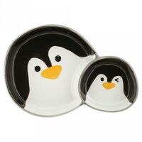 Блюдо керамическое "Пингвин" (247х170х35 мм)