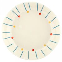 Тарелка глубокая фарфоровая "Карусель" (450 мл)