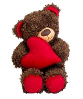 Мягкая игрушка "Медвежонок Чиба с сердцем" (27 см)