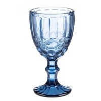 Набор бокалов для вина "Узор" (6 шт.; 270 мл; синий)