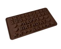 Форма силиконовая для шоколада "Happy Birthday" (205х112 мм)
