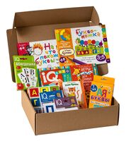 Посылка. Большой комплект IQ-игр. Учим буквы