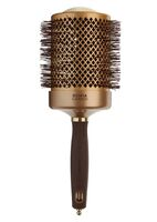 Термобрашинг для волос "Expert Blowout Shine Wavy Bristles Gold&Brown" (8 см)