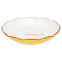 Блюдо фарфоровое "Подсолнух" (200х38 мм)