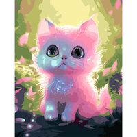 Картина по номерам "Сказочный котенок" (400х500 мм)