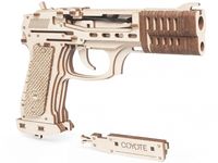 Сборная деревянная модель "Пистолет резинкострел. Койот"