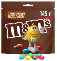 Драже "M&M's. С молочным шоколадом" (145 г)