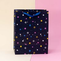 Пакет бумажный подарочный "Universe star" (23х18х10 см)