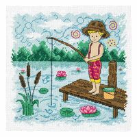 Набор для вышивания "Рыбачок" (165х170 мм)