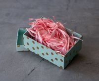 Стружка бумажная (розовый-фламинго; 100 г)