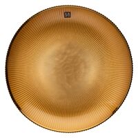 Тарелка стеклянная "Moat" (310 мм; золото)