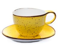 Чашка с блюдцем "Хорека" (250 мл; дыня)