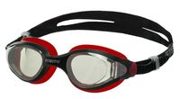 Очки для плавания (чёрно-красные; зеркальные; арт. N9301M)