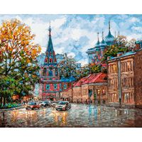 Картина по номерам "Москва под осенним небом" (400х500 мм)