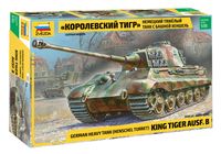 Сборная модель "Немецкий тяжелый танк "Королевский тигр" с башней Хеншель" (масштаб: 1/35)