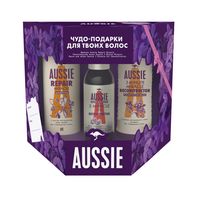 Подарочный набор "Aussie" (шампунь, бальзам, масло для волос)