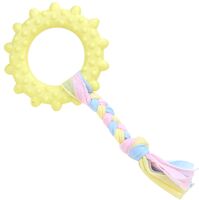 Игрушка для собак "Колечко с косичкой" (8 см)