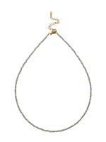 Чокер "Хрусталь" (серый в золоте)