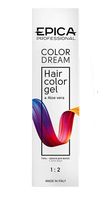 Гель-краска для волос "Colordream" тон: 10.12, светлый блондин перламутровый