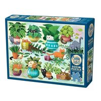 Пазл "Кошки против растений" (500 элементов)