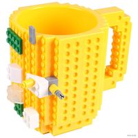 Кружка-конструктор "Лего" (желтая)