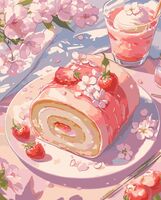 Картина по номерам "Бисквитный рулет" (400х500 мм)