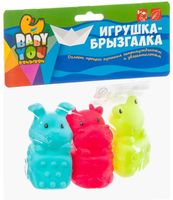 Набор игрушек для купания "Корова, лягушка, кролик" (3 шт.)