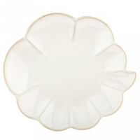 Тарелка мелкая керамическая "Мысли о тебе" (275х250х35 мм; белый)