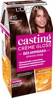 Краска-уход для волос "Casting Creme Gloss" тон: 415, морозный каштан