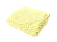 Полотенце вафельное (65х135 см; лимон)