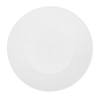 Тарелка подстановочная стеклянная "Бароло" (266 мм; белый)