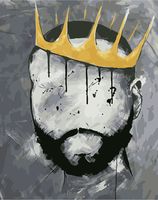 Картина по номерам "Африканский король" (400х500 мм)