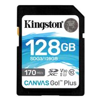 Карта памяти SDXC 128Gb Kingston Canvas Go Plus