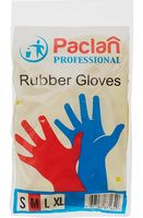 Перчатки хозяйственные резиновые "Paclan Proff" (М; 1 пара)