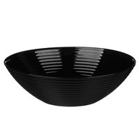 Салатник стеклянный "Бароло" (240 мм; черный)