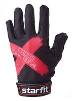 Перчатки для фитнеса "WG-104" (М; чёрно-красные)