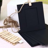 Растяжка с рамками на 10 фото "Classic" (9х9,5 см; black)