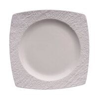 Тарелка фарфоровая "Wild Slate" (160 мм; белый)