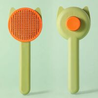 Щетка-пуходерка для ухода за шерстью с очистителем "Пуходер"