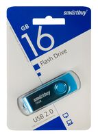 USB Flash Drive 16Gb SmartBuy Twist Blue (SB016GB2TWB)