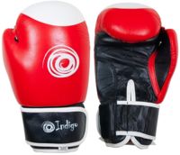 Перчатки боксёрские PS-789 (красно-бело-черные; 10 унций)